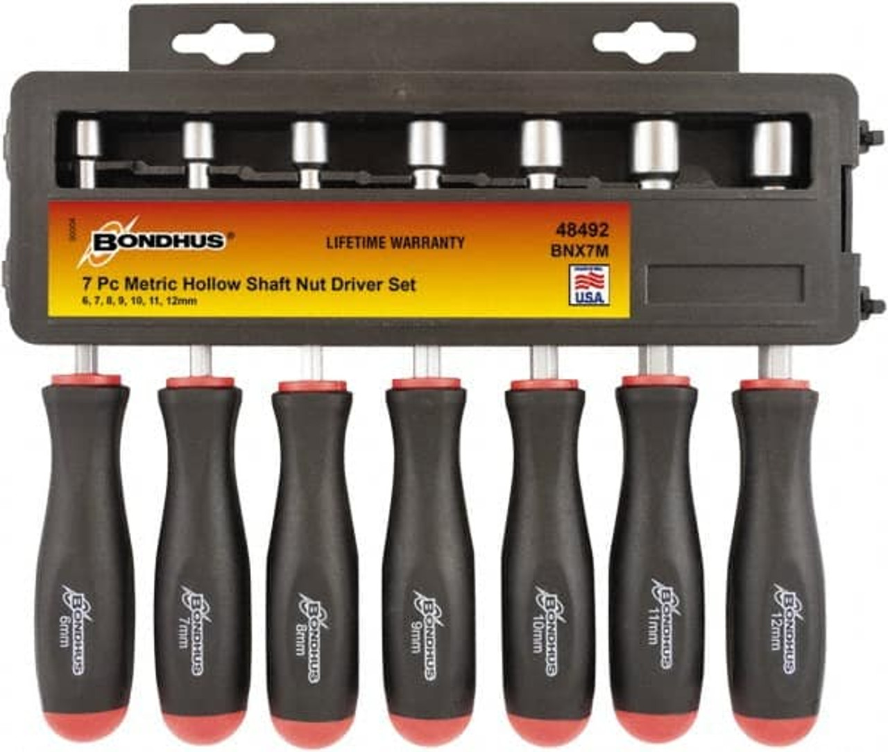BONDHUS 38476 HOLLOW SHAFT NUT DRIVER 10MM
