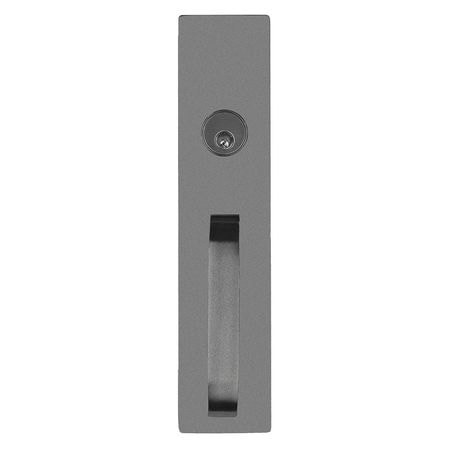 DETEX 03A 689 W-CYL EXIT TRIM VALUE SERIES SILVER HEAVY DUTY