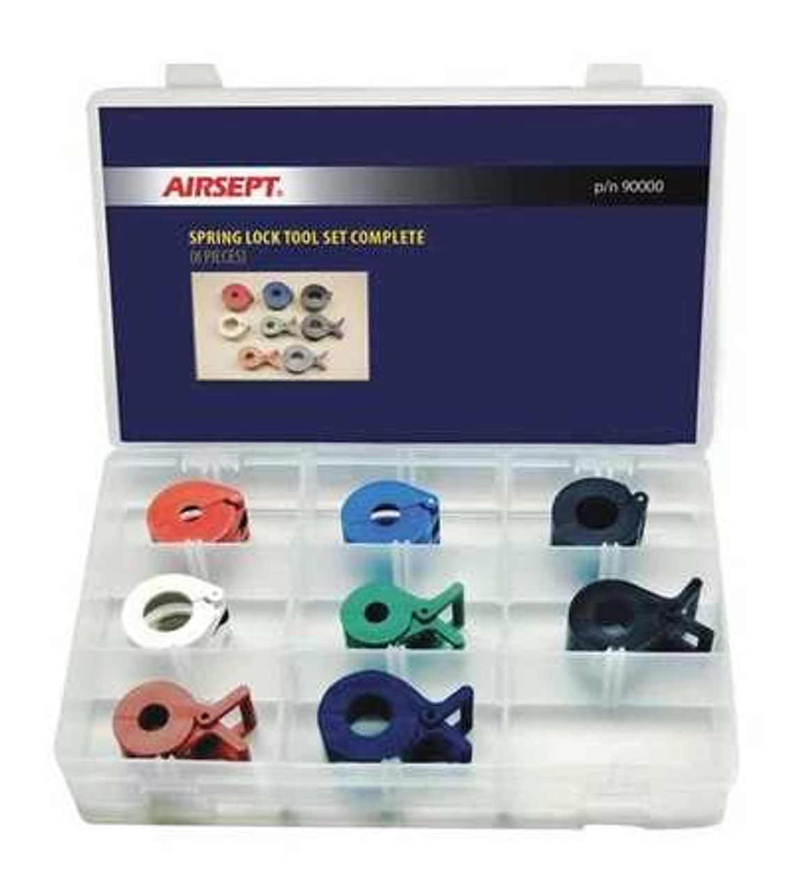 AIRSEPT 90000 SPRING LOCK TOOL MASTER KIT 9 IN O.D.