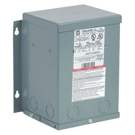 SQUARE D 1S82F BUCK BOOST TRANS 240/480 24/48 1KVA