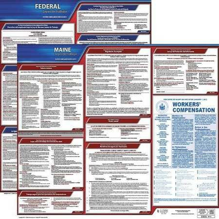 JJ KELLER 200-ME-K LABOR LAW POSTER KIT ME SPANISH 27 IN W