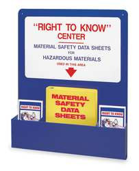 BRADY SPC ABSORBENTS 2012 RIGHT TO KNOW COMPLIANCE CENTER 24 IN W