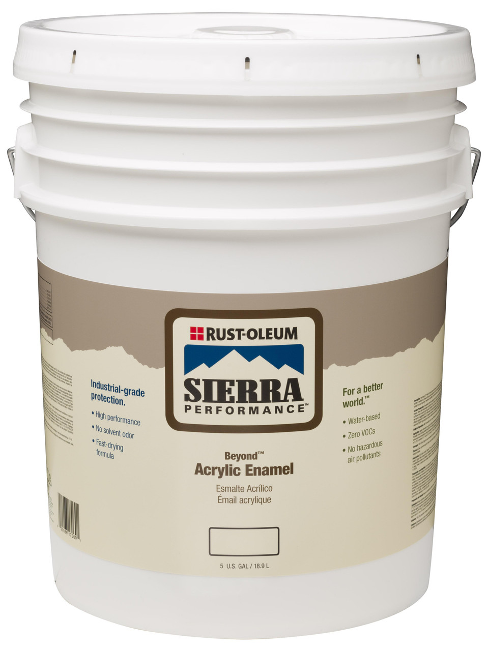 RUST-OLEUM 208041 COATING, BEYOND, SIERRA, 5 GAL, WHITE PA
