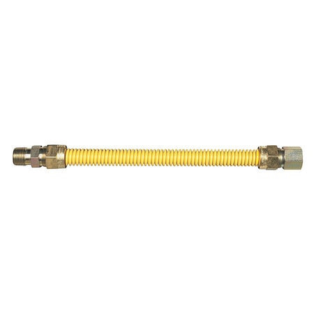 DORMONT MANUFACTURING CO 20C-3132-18 GAS CONNECTOR HOSE 3/8 DIA. YELLOW