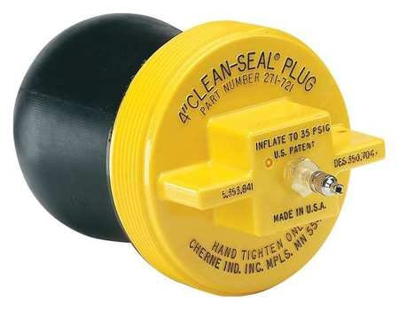 CHERNE 271758 TEST-BALL PIPE PLUG 6IN
