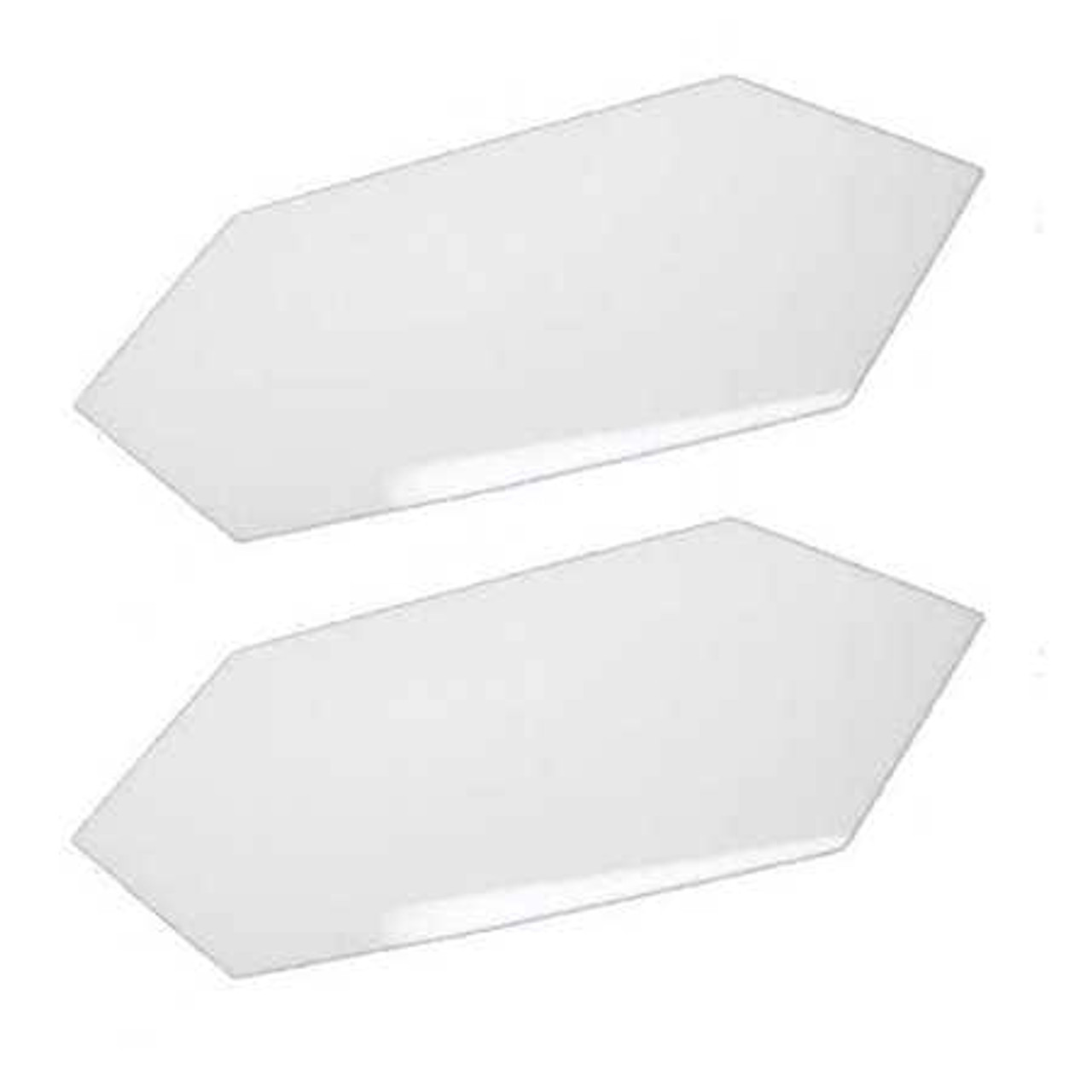 MIRREDGE 42502 SEAM PLATES WHITE ACRYLIC 3 IN L PK2 MIRREDGE 42502 SEAM PLATES WHITE ACRYLIC 3 IN L PK2