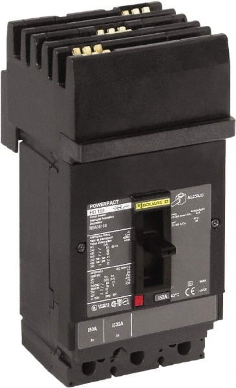 SQUARE D HJA36025 MOLDED CASE CIRCUIT BREAKER 600V 25A