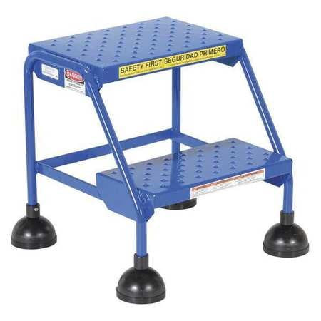 VESTIL LAD-2-B-P COMMERCIAL SPRING LOADED ROLLING LADDER