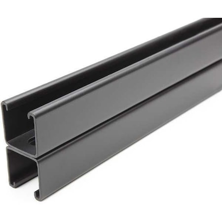 GRAINGER GLOBAL SOURCING FS-201SS FBK 12.00 STRUT CHANNEL,STEEL,OVERALL L 1FT