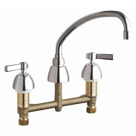 CHICAGO FAUCETS 201-AXKABCP KITCHEN SINK FAUCET W/O SPRAY