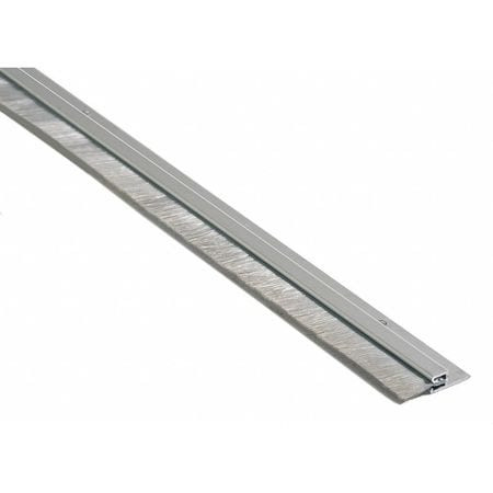 NATIONAL GUARD B606A-96 DOOR SWEEP 8 FT. A. ALUMINUM NYLON BRUSH