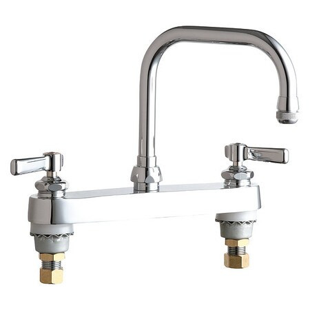 CHICAGO FAUCETS 527-XKABCP HOT AND COLD WATER SINK FAUCET
