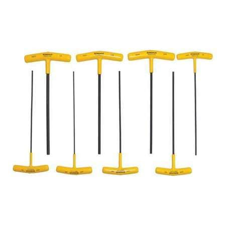 BONDHUS 15332 SET 8 HEX T-HANDLES 9 LENGTH