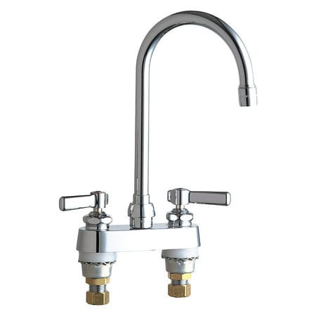 CHICAGO FAUCETS 895-GN2AE35ABCP HOT AND COLD WATER SINK FAUCET