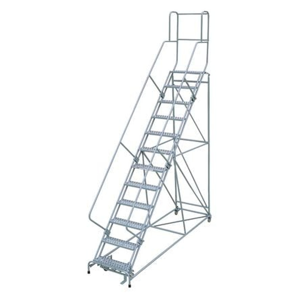 COTTERMAN 1712R2632A3E24B4W5C1P3 ROLLING LADDER 162 IN H 12 STEPS 450 LB