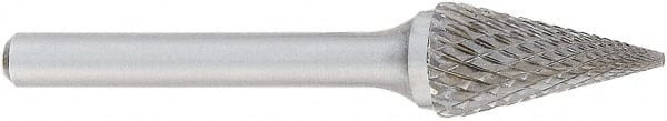 OSG 805-5000 CONE BUR,POINTED END,1/2",CARBIDE