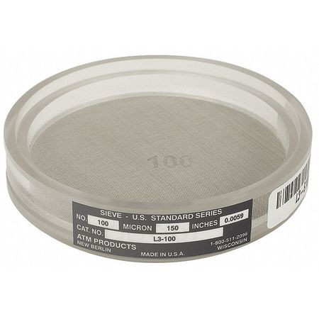 ADVANTECH MANUFACTURING INC. L3-S10 TESTING SIEVE ACRYLIC 2 MM