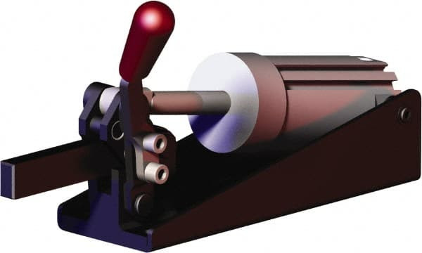 DE-STA-CO 8007-EHL PNEUMATIC HOLD DOWN CLAMP W/L.H. HANDLE