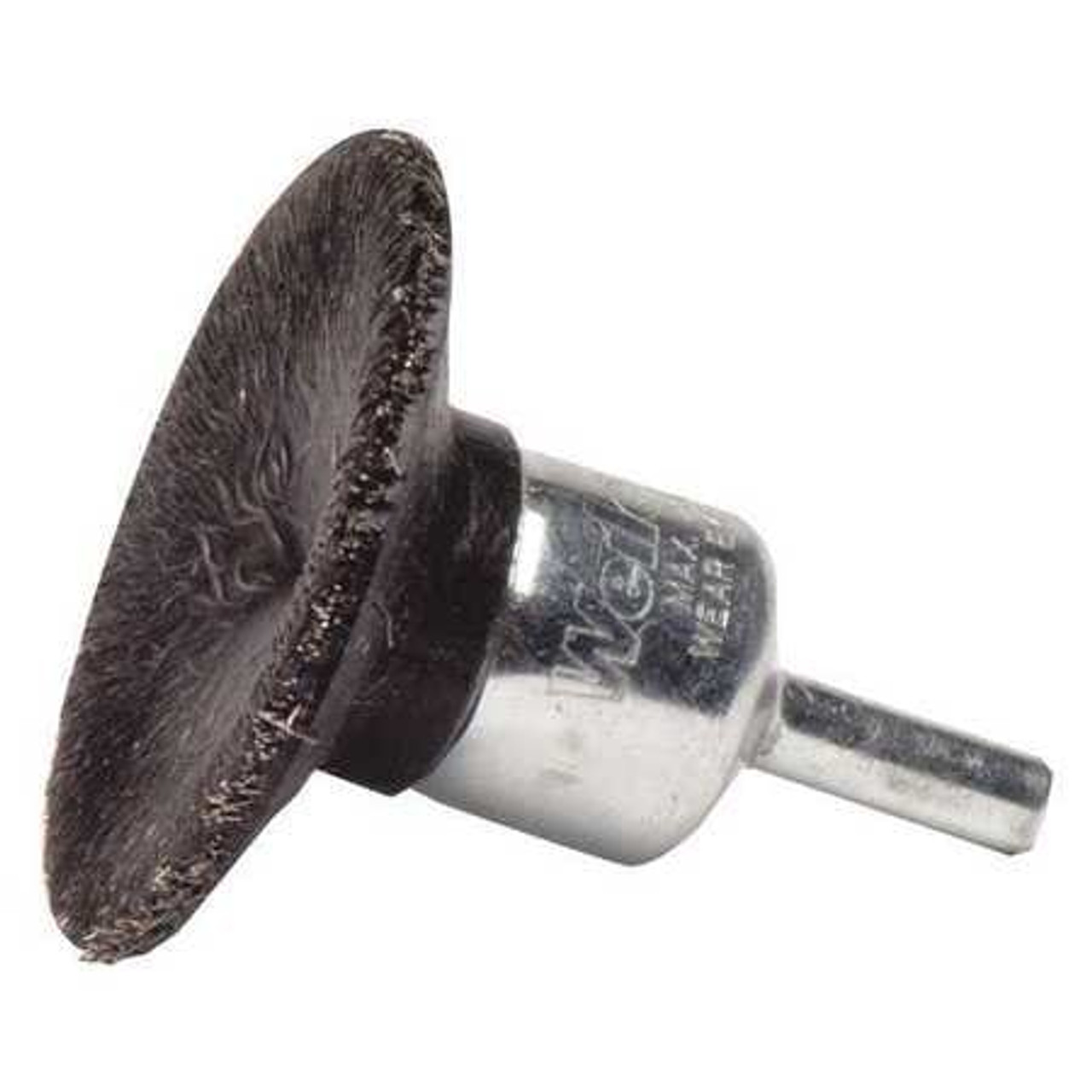 WEILER CORPORATION 35233 2" DIAM STEEL FLARED CRIMPED END BRUSH WEILER CORPORATION 35233 2" DIAM STEEL FLARED CRIMPED END BRUSH