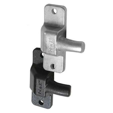 DETEX DX-2 GRAY HINGE ANODIZED DURANODIC USED WITH DOORS