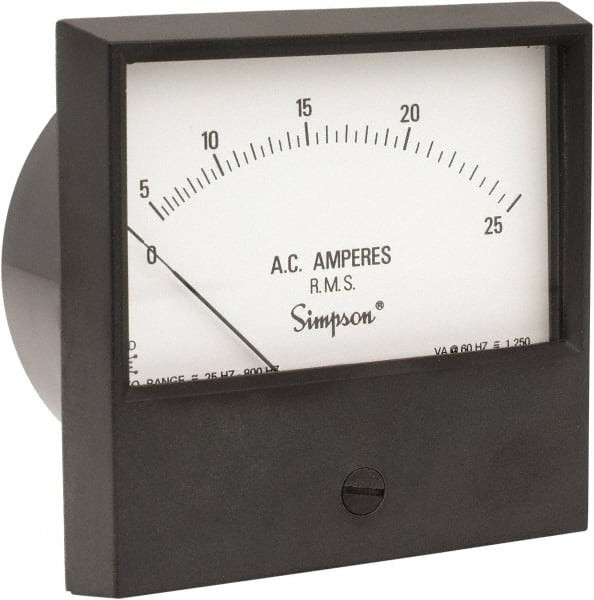 SIMPSON ELECTRIC 17702 PANEL METER 2153MD0-25 ACA 3.5 UL CENT
