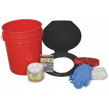 READY AMERICA, INC. 71640 EMERGENCY TOILET KIT 4 PEOPLE SRVD