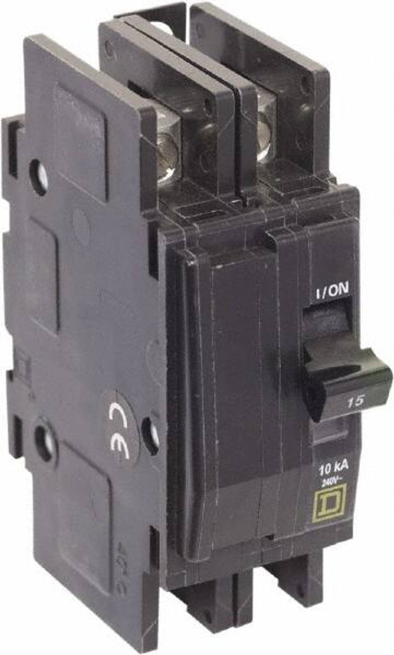 SQUARE D QOU215H MINIATURE CIRCUIT BREAKER 240V 15A
