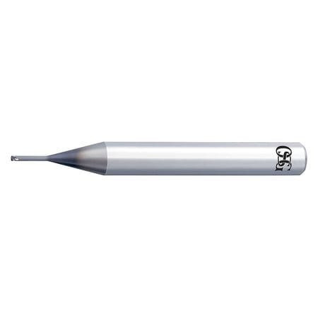 OSG 3191008 COR RAD END MILL 1.00MM CARB 0.10MM RAD