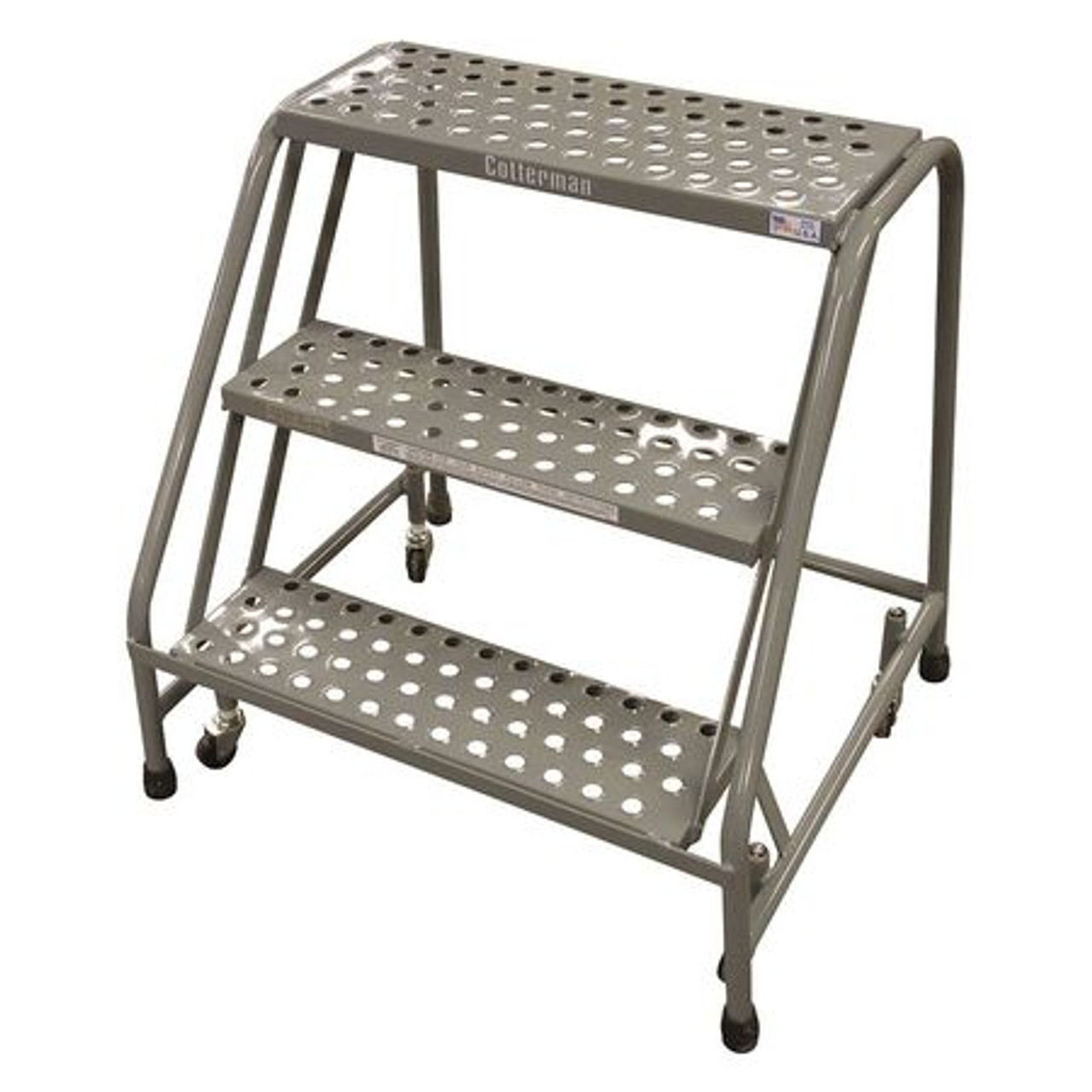 COTTERMAN 1003N2630A6E10B3C1P6 ROLLING LADDER 30 IN.H X 30 IN.W 3 STEPS COTTERMAN 1003N2630A6E10B3C1P6 ROLLING LADDER 30 IN.H X 30 IN.W 3 STEPS
