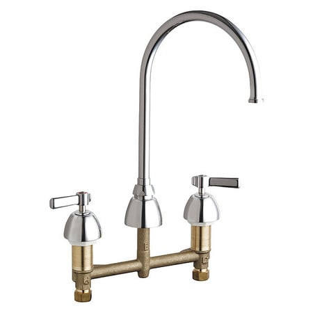 CHICAGO FAUCETS 201-AGN8FCABCP KITCHEN SINK FAUCET W/O SPRAY