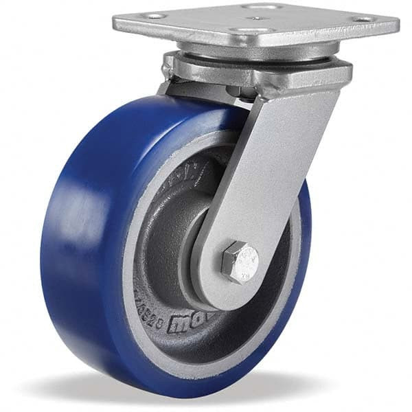 HAMILTON S-WH-6SPT SWIVEL CASTER,WH 6X2 POLY-SOFT