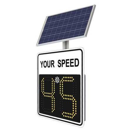 TAPCO 126026 LED RADAR SPEED DISPLAY SIGN ALUMINUM