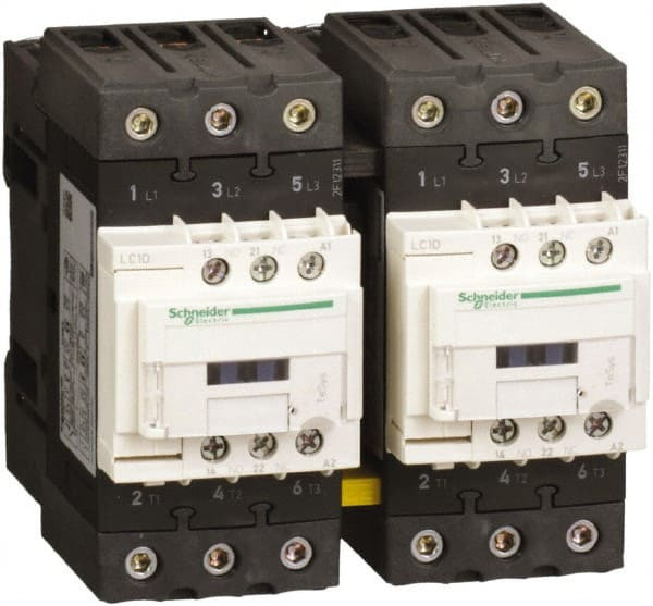 SCHNEIDER ELECTRIC LC2D50AG7 IEC MAGNETIC CONTACTOR 120V COIL REVERSE