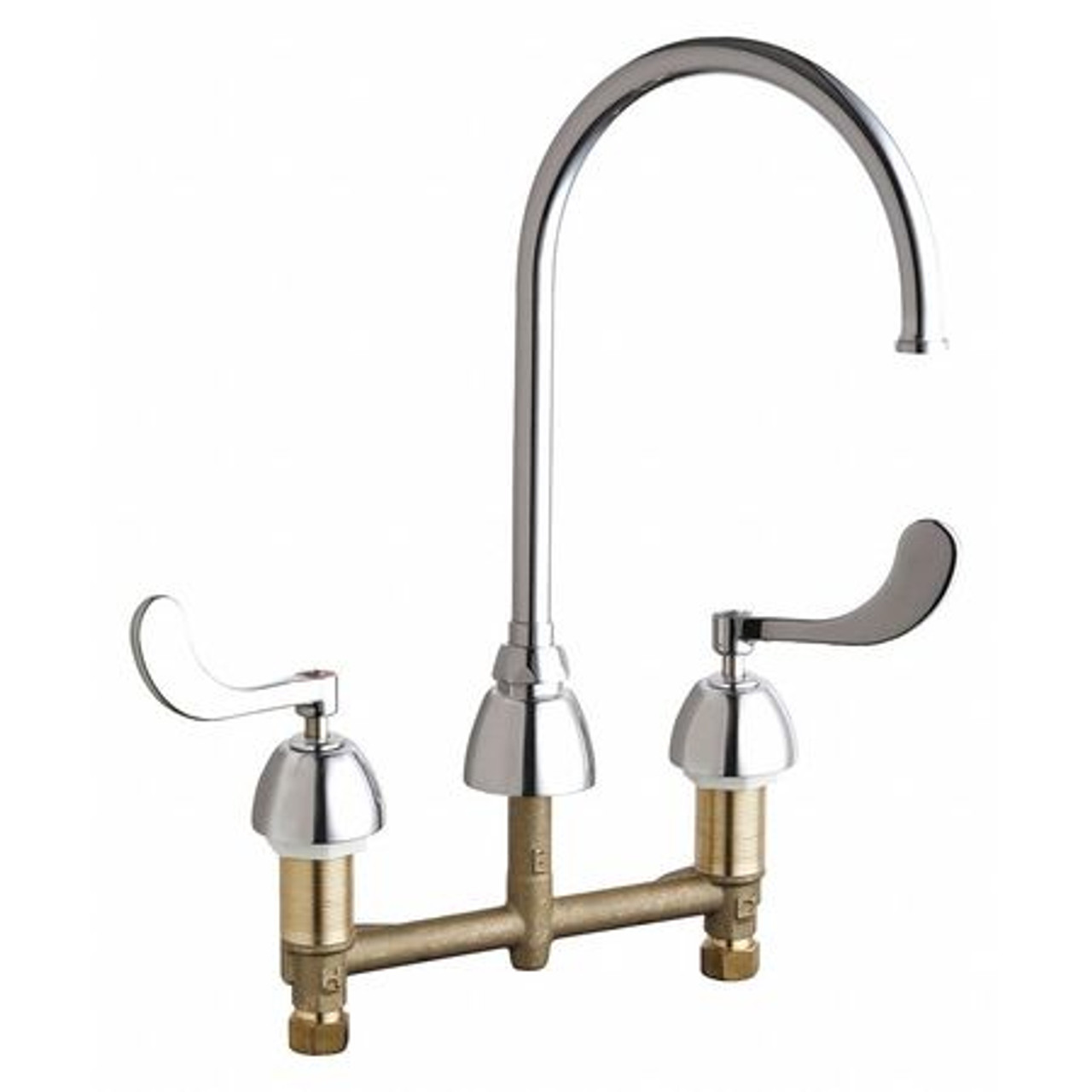 CHICAGO FAUCETS 201-AGN8FC317ABCP KITCHEN SINK FAUCET W/O SPRAY
