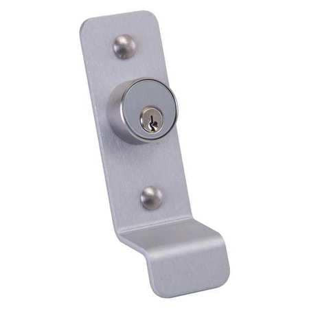 DETEX 03PN 628 W-CYL EXIT TRIM VALUE SERIES PULL SILVER