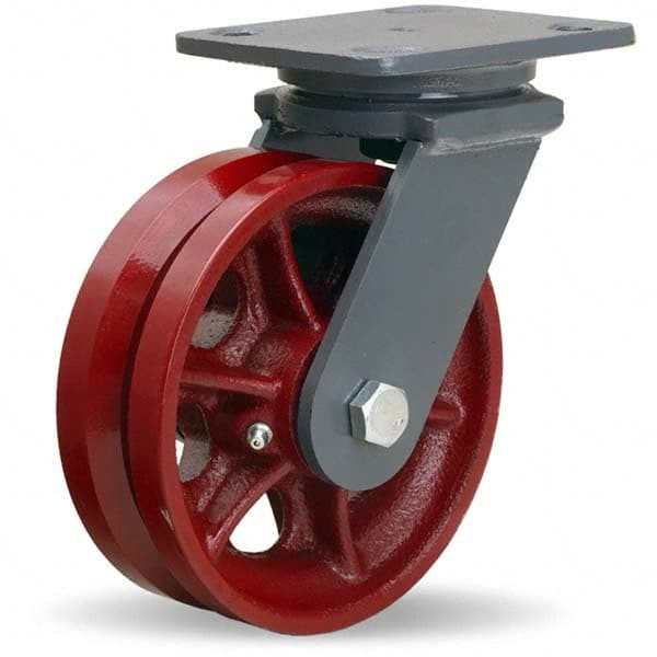 HAMILTON S-WH-6V SWIVEL CASTER,WH 6X2 V-GROOVED