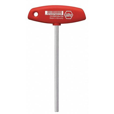 WIHA TOOLS 33417 6.0MM X 350MM T-HANDLE METRIC HEX KEY WI