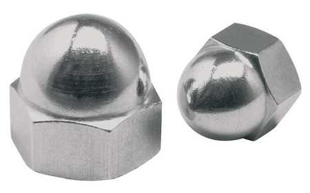 GRAINGER GLOBAL SOURCING CPB282 CAP NUT #12-24 GR 18-8 SS PLAIN PK10