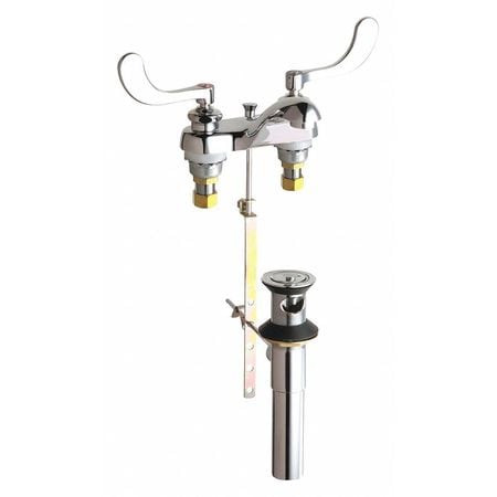 CHICAGO FAUCETS 797-317ABCP HOT AND COLD WATER SINK FAUCET