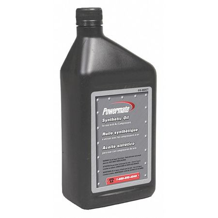 POWERMATE 018-0069CT SYNTHETIC AIR COMPRESSOR OIL 1 QT
