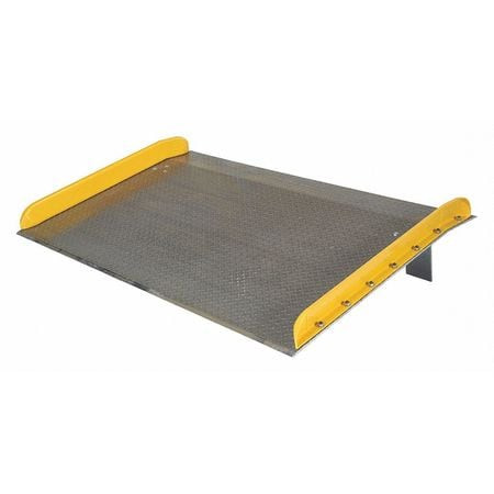VESTIL TAS-20-7260 ALUMINUM TRUCK DOCKBOARD W/ STEEL CURB