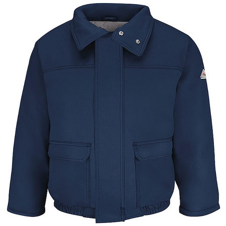 BULWARK JLR8NV RG XXL INS BOMBER COMFORTOUCH 7OZ NAVY