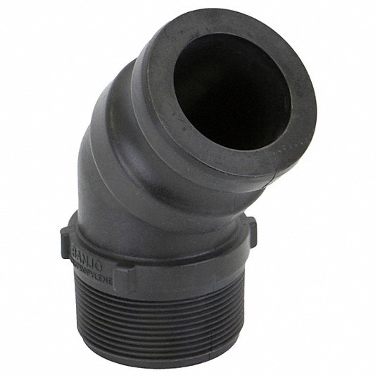 BANJO CORPORATION 200F45 2 45 MALE ADAPTER - 2 MALE THREAD WT