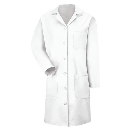 RED KAP KP13WH RG 4XL WMNS WHITE LAB COAT 80/20