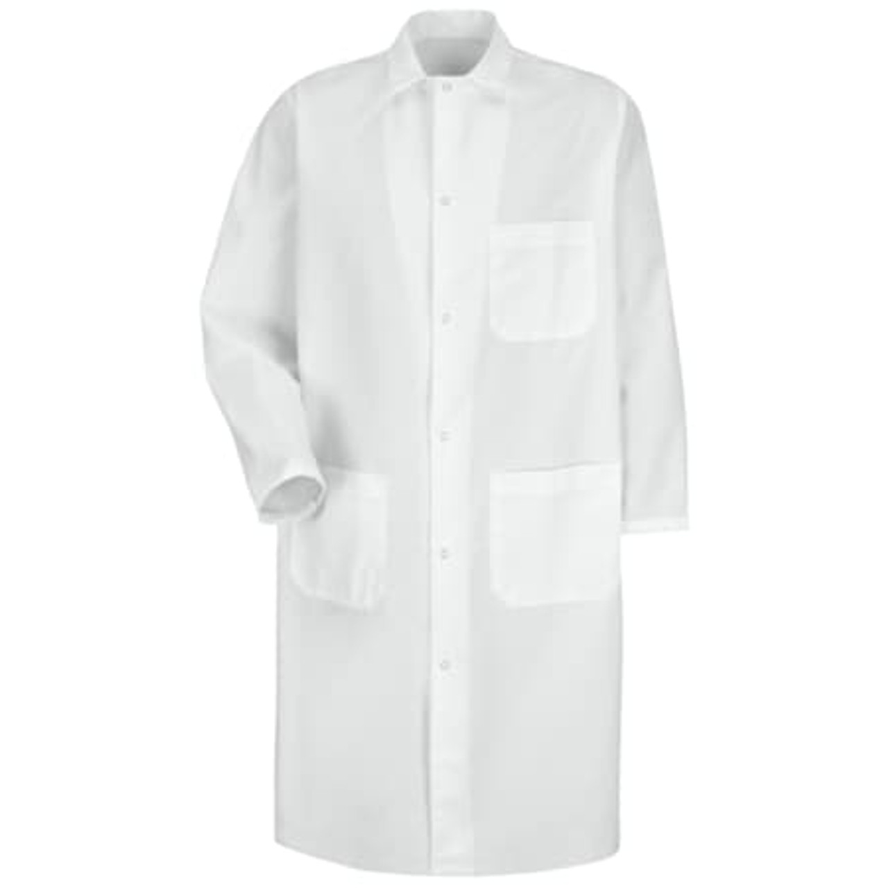 RED KAP KS62WH RG 5XL 4800WH/MNS WHITE L/S BUTCHER COAT