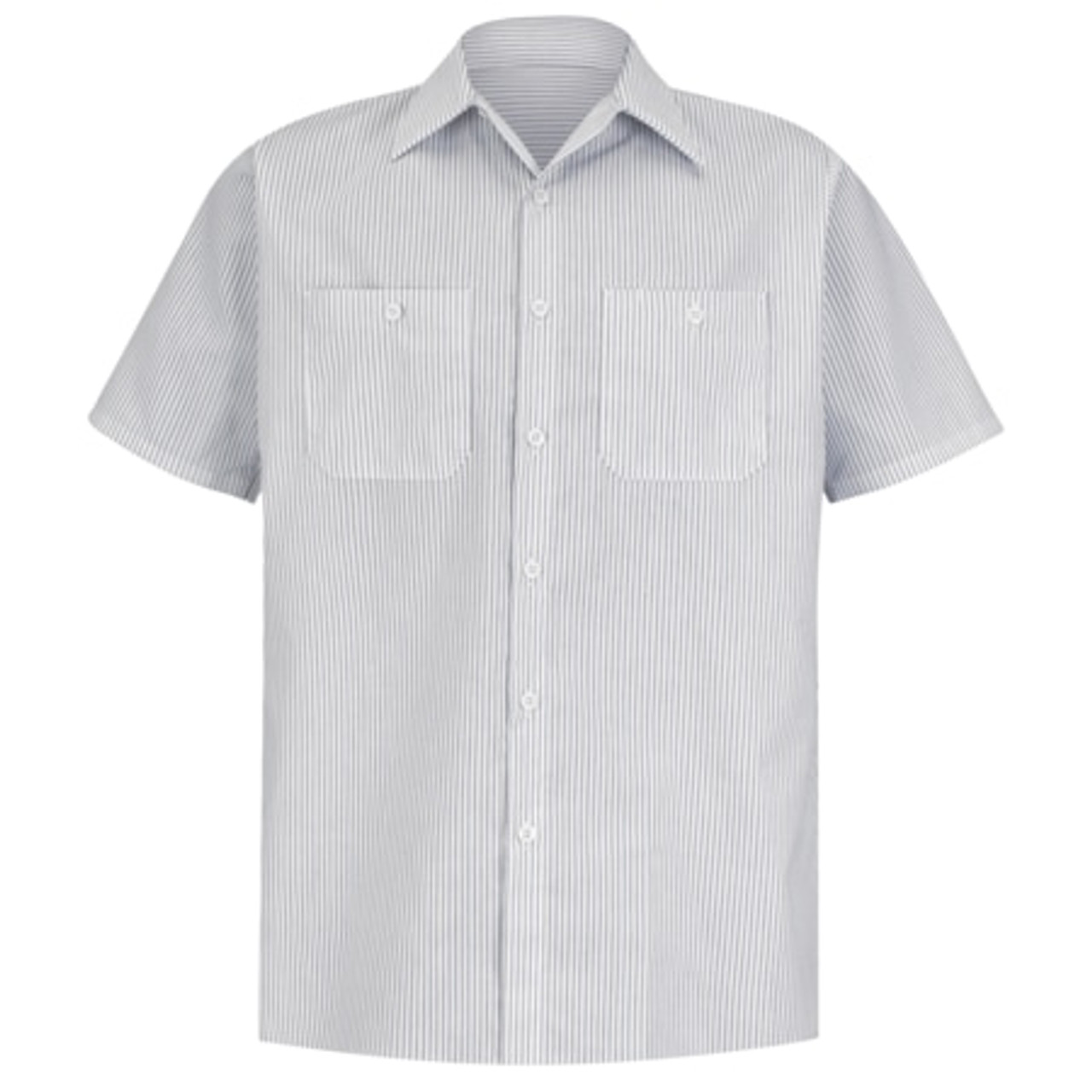 RED KAP SP20CW SS XL MNS SS CH/WH STRIPE WORKSHIRT XL