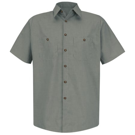 RED KAP SP20HK SS 6XL MNS SS HUNTR/KH BANDED WORK SHIRT 6XL