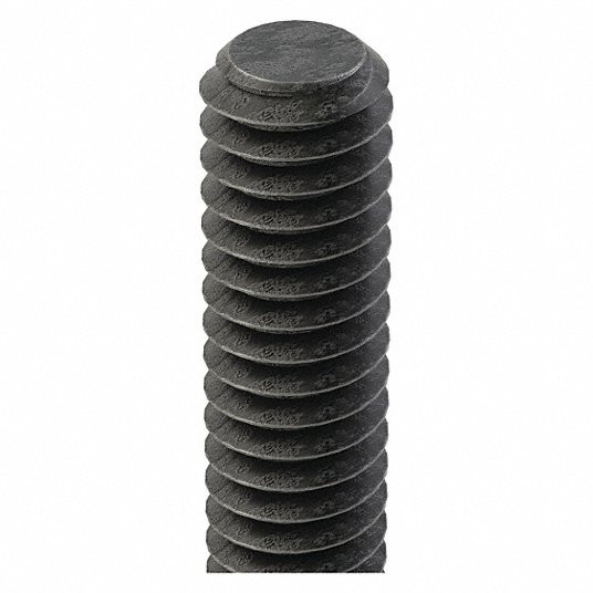 ALL AMERICA THREADED PRODUCTS LC.01201312.PL.DAR THREADED ROD CARBON STEEL 1/2-13X12 FT