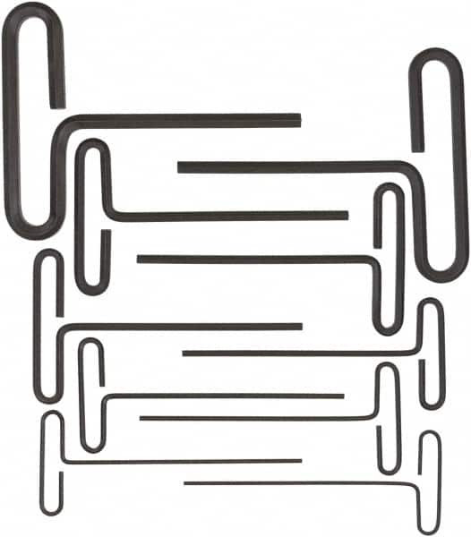 BONDHUS 15438 10 PIECE LOOP T-HANDLE HEX KEY SET