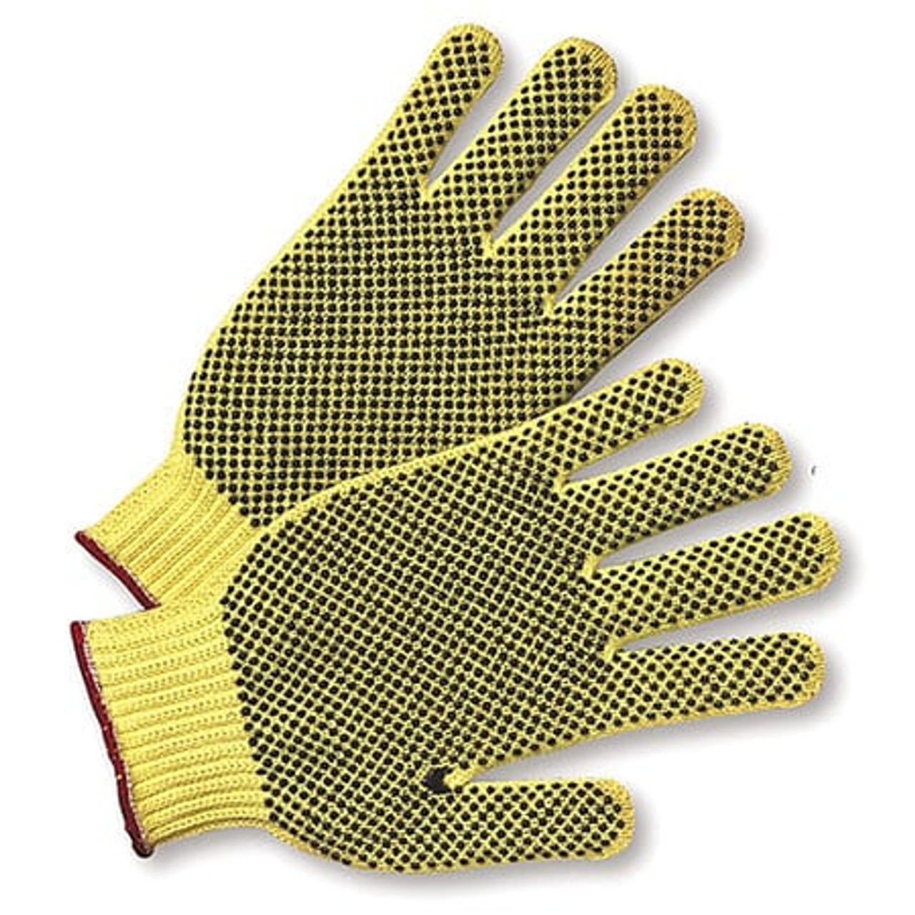 WEST CHESTER PROTECTIVE GEAR 35KDBS/M CUT RESISTANT GLOVES YELLOW/BLUE M PK12